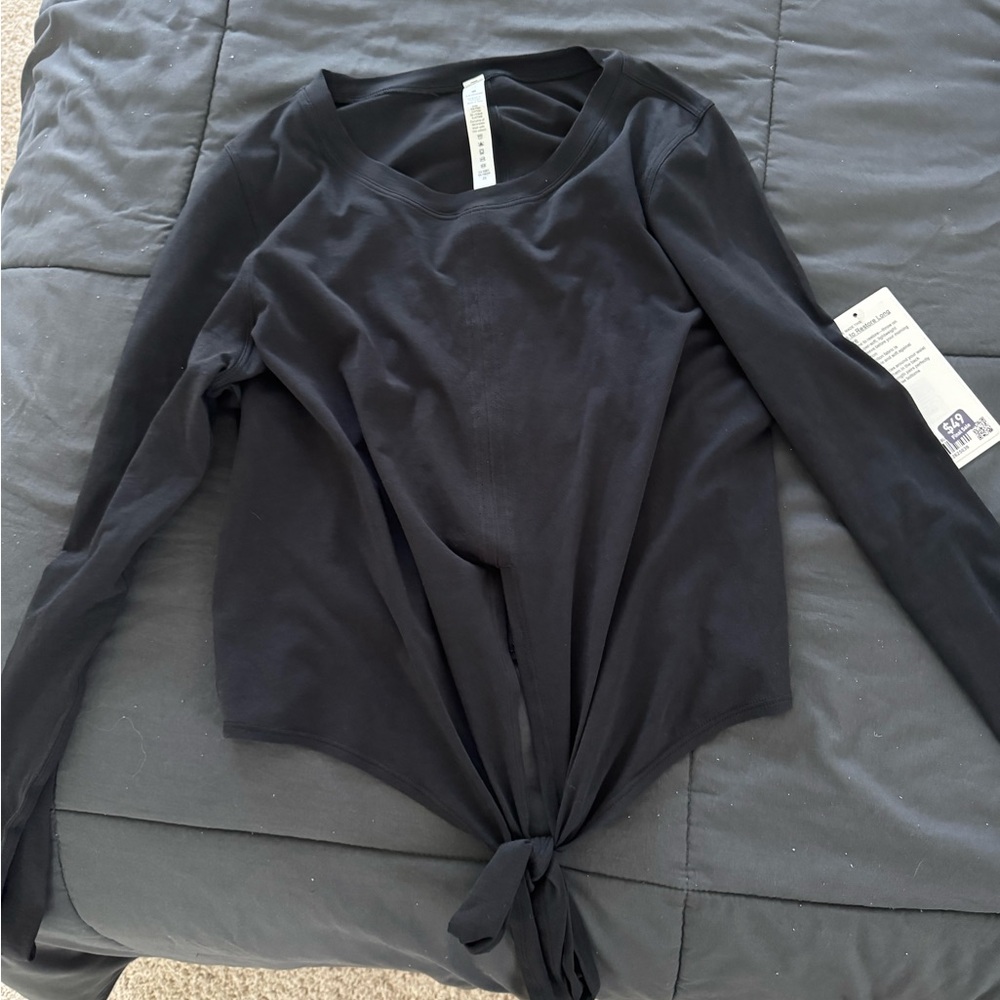 Lululemon Athletica Black Long Sleeve Blouse